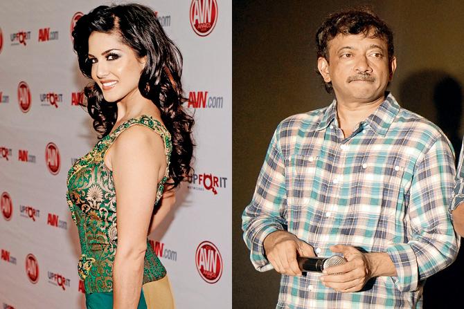 Sunny Leone and Ram Gopal Varma