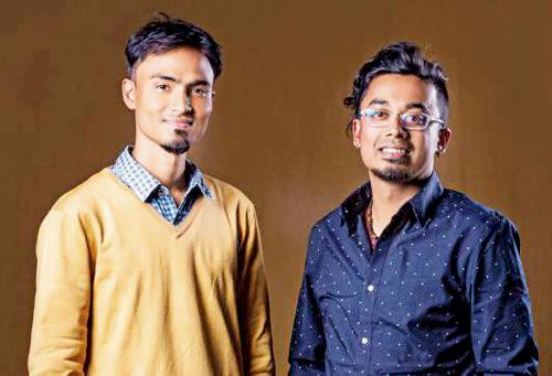 Filmmakers Arifur Rahman and Bijon