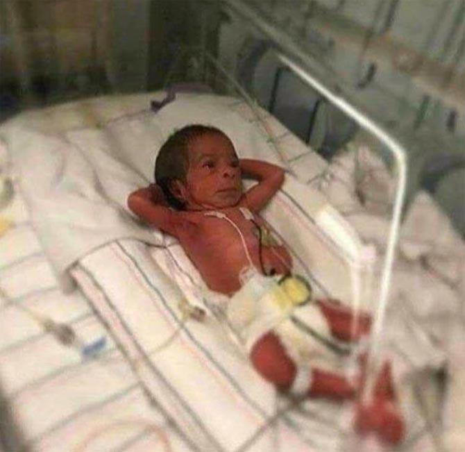 Photo: This newborn baby