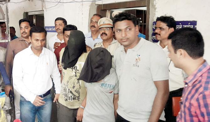 Cops arrested one of the accused from Thane Civil Hospital and the other accused from near his residence