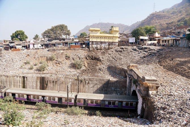 Encroachments on Parsik hill have weakened the tunnel. FILE PIC