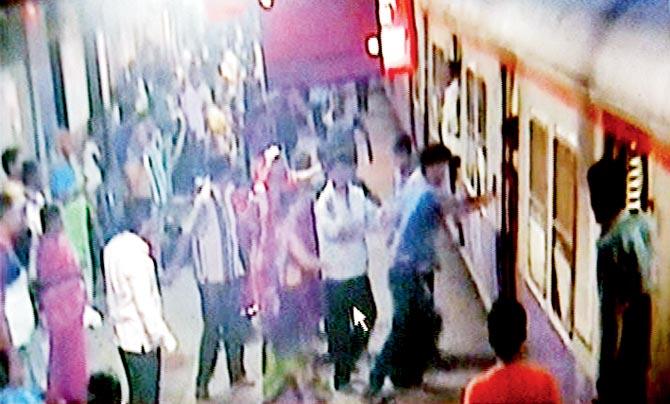 CCTV footage shows how the boys’ relatives ambushed the girls’ family at Kalyan station, after which six victims landed in the hospital with internal injuries