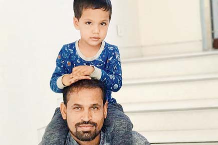 Yusuf Pathan's cute photo with his son will give you family goals