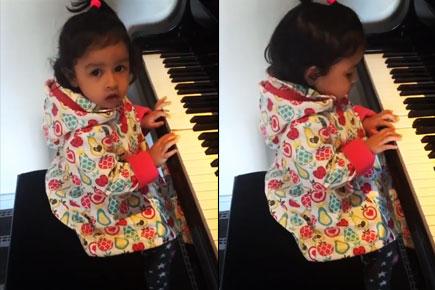Believe it or not! MS Dhoni's daughter Ziva plays piano like a pro, watch videos