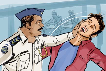 'Bully' Mumbai traffic cop slaps college student, damages eardrum
