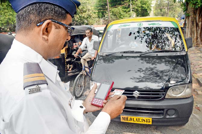 e-challan Mumbai traffic police fine payment system