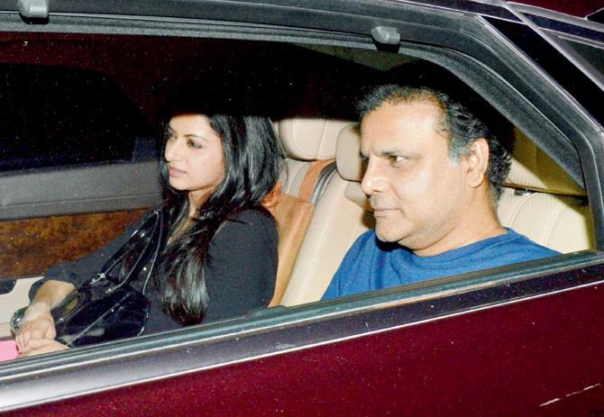Bhagyashree and her husband Himalaya Dasani claim their driver was behind the wheel at the time of the accident