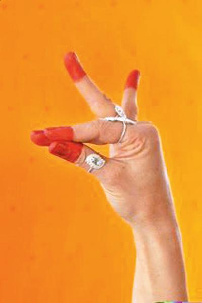 The dance mudra that the Queen attempted