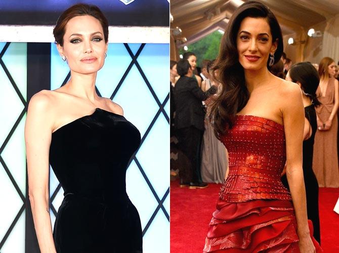 Angelina Jolie and Amal Clooney