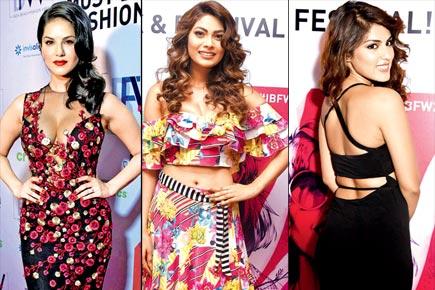Spotted: Sunny Leone, Lopamudra Raut and Rhea Chakraborty at fashion event