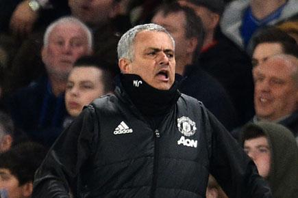 Manchester United coach Jose Mourinho lashes out at referee Michael Oliver