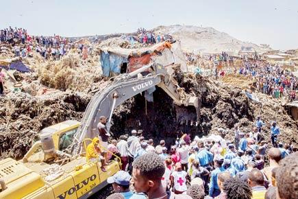 At least 50 killed in landslide at Ethiopia's garbage dump