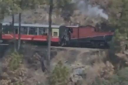 Watch video: 112-year-old steam engine rolls down Kalka-Shimla heritage track