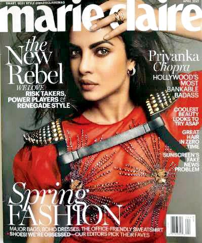 Priyanka Chopra on the magazine cover