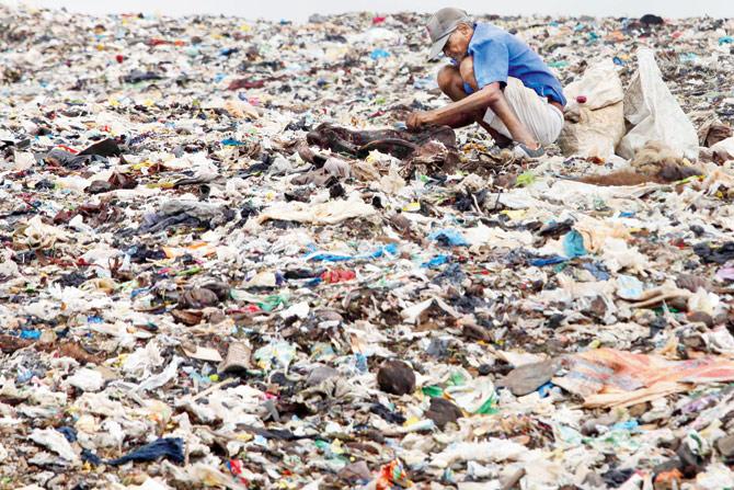 The Deonar dumping ground is filled to the brim. File pic