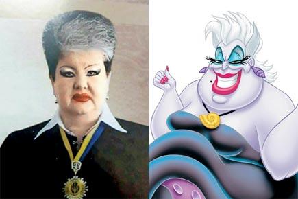 Ukraine judge mocked for 'looking like evil Disney character Ursula'