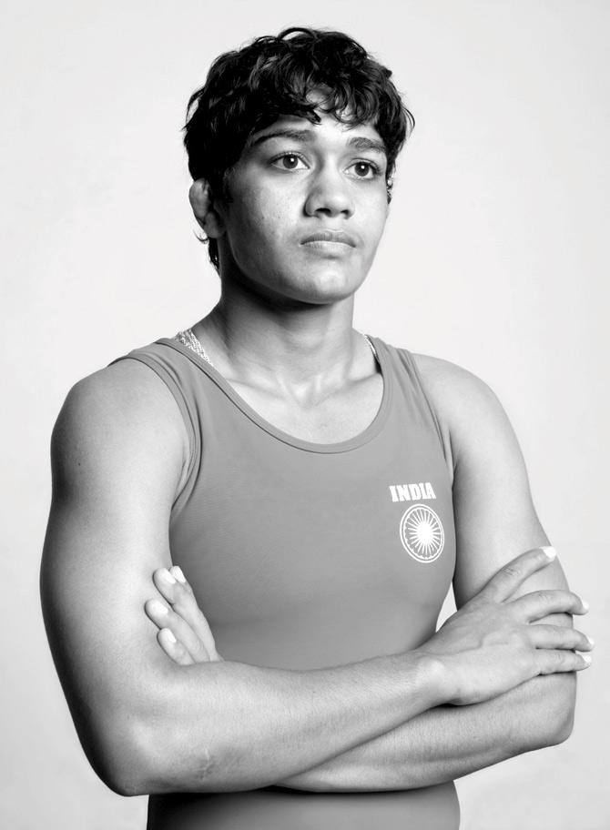 Babita from the series The Wrestlers by Prarthna Singh