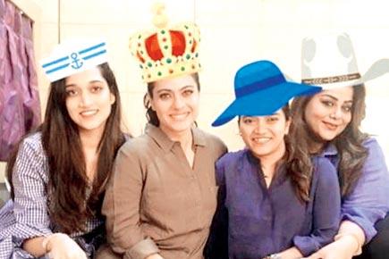 Hats off! Kajol shares a quirky photo with her gang of girls