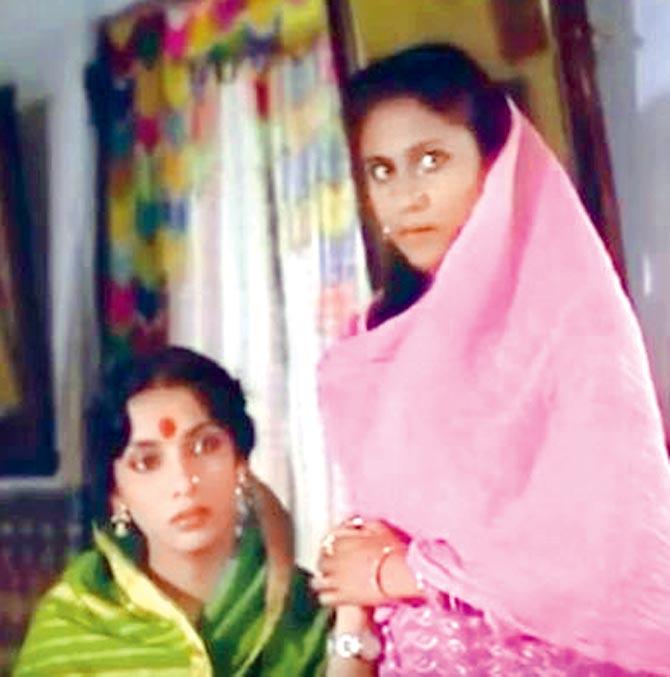 A still from the 1983-film Mandi starring Shabana Azmi andâu00c2u0080u00c2u0088the late Smita Patil