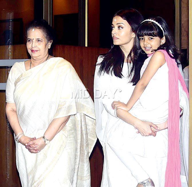 Vrinda Rai, Ash and daughter Aaradhya