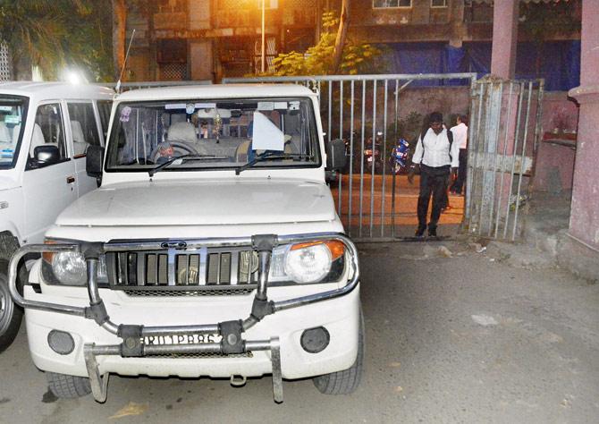 The SUV that was used to transport the cannabis consignment, and the taxi in which it was to be transferred, once it reached Mumbai
