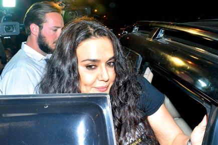 Spotted: Preity Zinta at a Bandra restaurant
