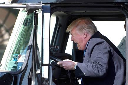Test Drive? When Donald Trump turned truck driver at White House