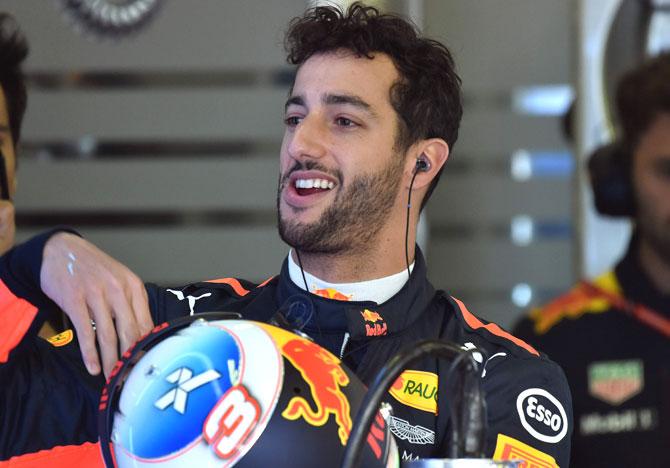 Daniel Ricciardo. Pic/AFP