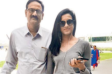 PV Sindhu spotted with her father at Chandigarh
