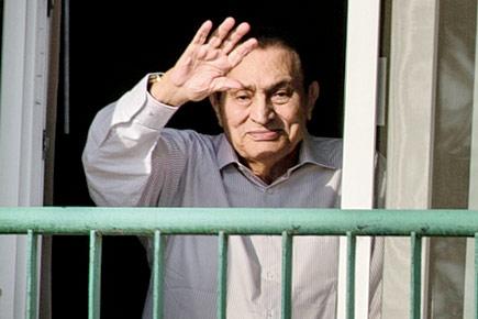 Freed Hosni Mubarak walks out in just six years