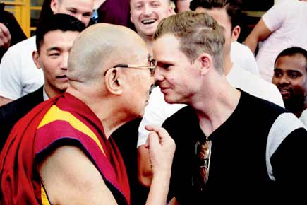 Steve Smith hopes to sleep well after meeting the Dalai Lama
