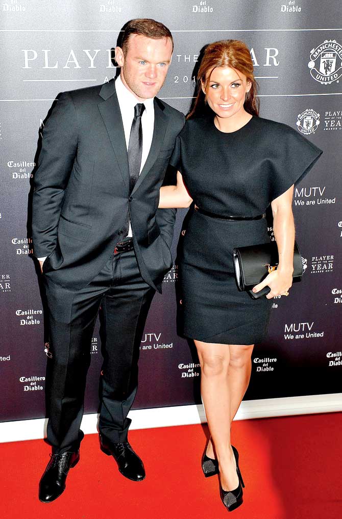 Wayne and Coleen Rooney. Pic/Getty Images