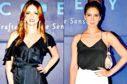 Spotted: Sussanne Khan, Kim Sharma, other Bollywood celebs at a bash