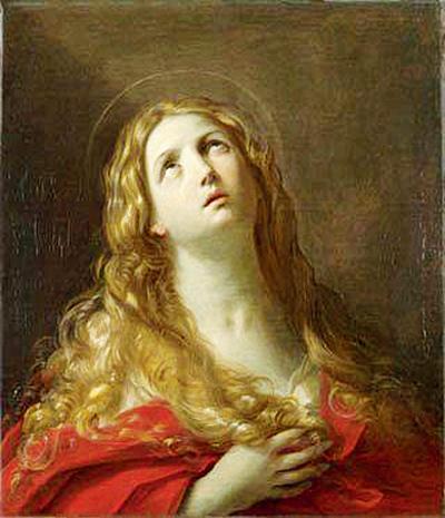 Mary Magdalene looking like she has been mansplained to