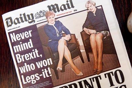 UK tabloid schooled on sexism by MPs over 'moronic' Legs-it cover