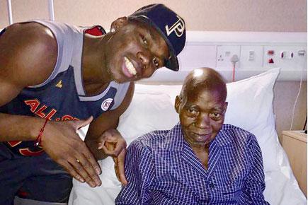 Man United star Paul Pogba visits dad in hospital to celebrate his 79th birthday