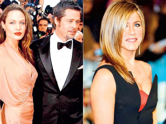 Brad Pitt, ex-wife Angelina Jolie and Jennifer Aniston