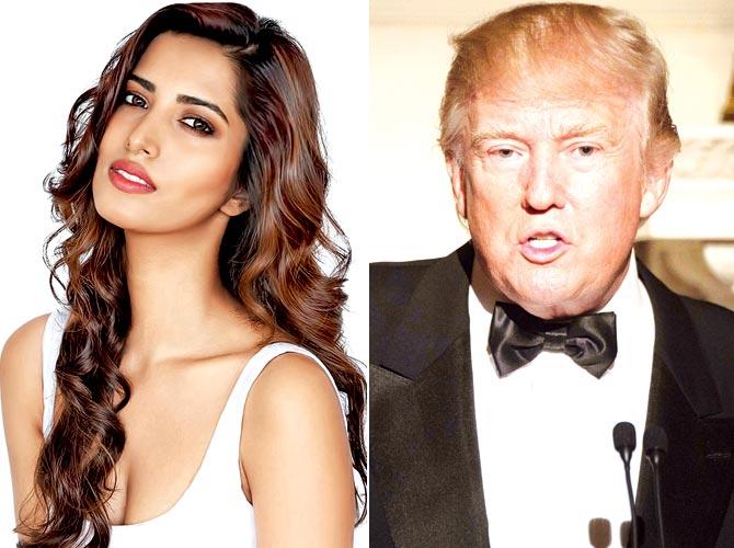Manasvi Mamgai and Donald Trump