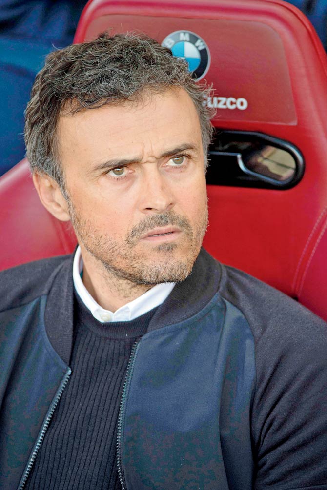 Barcelona manager Luis Enrique. Pic/AFP