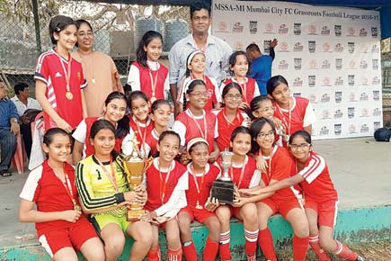MSSA football: RSB Vidya Mandir girls win U-12 football title