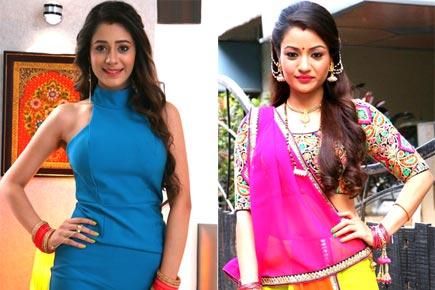 Actresses Hiba Nawab and Shruti Rawat are vying for the same man's attention!