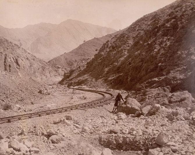 Throwback Thursday: Vintage picture of railway track in Bolan Pass