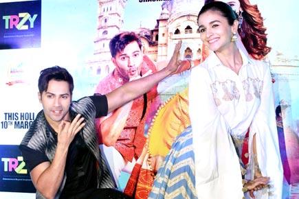 Alia Bhatt and Varun Dhawan celebrate Holi with 'Bhabi Ji Ghar Par Hai' stars