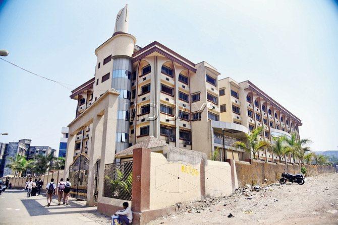 The AE Kalsekar college in Mumbra. Pic/Sameer Markande