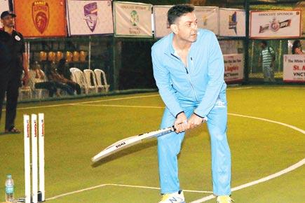 Spotted: Bobby Deol playing cricket in Mumbai