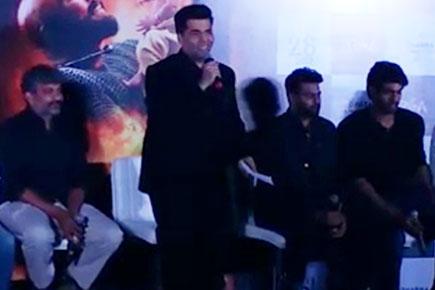Prabhas, Rana Daggubati at 'Baahubali 2' trailer launch in Mumbai