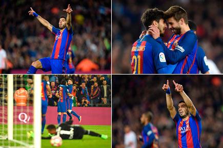 La Liga: Messi at double as Barcelona beat Valencia, Atletico Madrid see off stuttering Sevilla