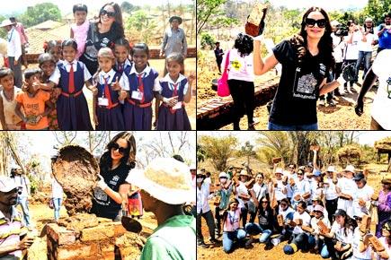 Evelyn Sharma builds homes for the underprivileged on Women's Day