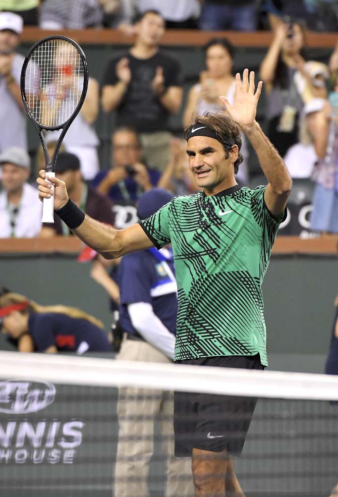 Roger Federer. Pic/ AP/ PTI