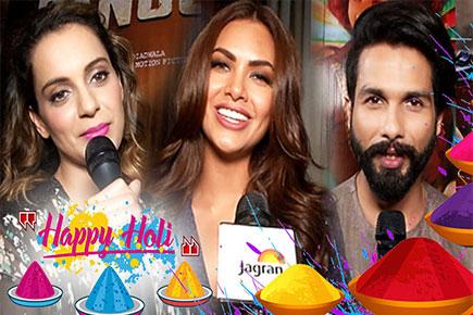 Holi special featuring Kangana, Shahid, Esha and many Bollywood stars 